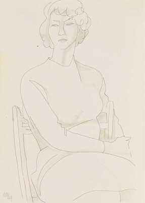 Власов Борис Васильевич. Женский портрет